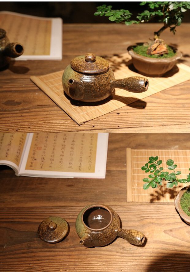 PAULOWNIA Kenji Elegant Handmade Teapot Set from PAULOWNIA