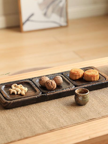 PAULOWNIA Kenji Elegant Natural Wood Detachable Tea Set from PAULOWNIA