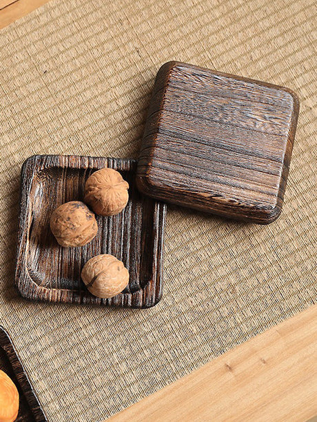 PAULOWNIA Kenji Elegant Natural Wood Detachable Tea Set from PAULOWNIA