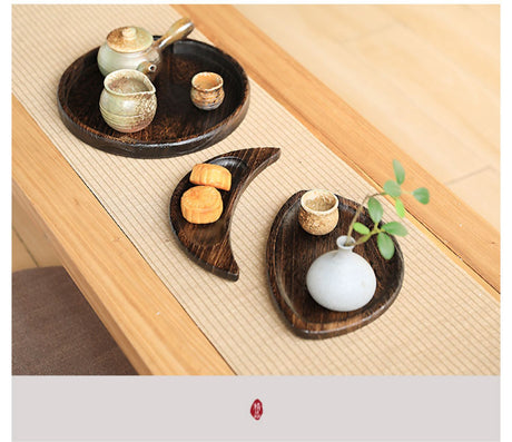 PAULOWNIA Kenji Elegant Natural Wood Detachable Tea Set from PAULOWNIA