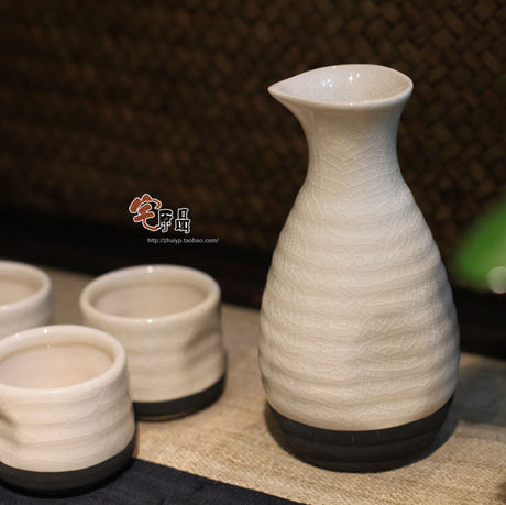 PAULOWNIA Kenzo Elegant Ceramic Wine Glass Set from PAULOWNIA