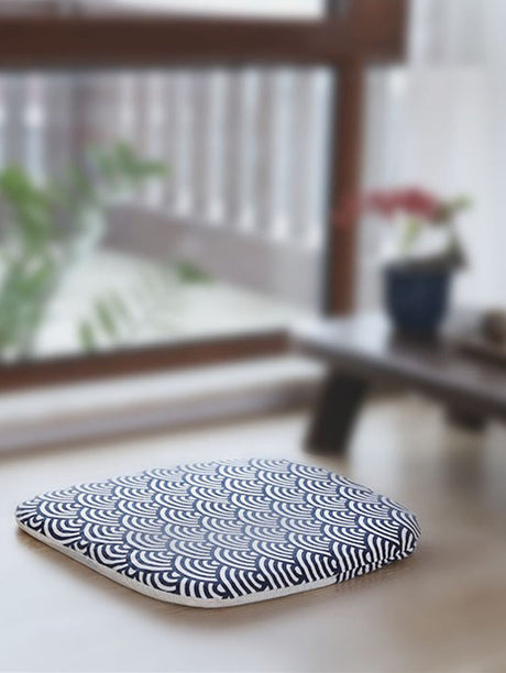 PAULOWNIA Kintaro Breathable Soft Cotton Square Pillow from PAULOWNIA