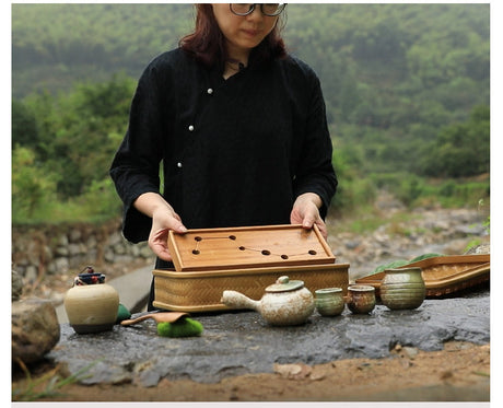 PAULOWNIA Kiyoko Elegant Handmade Storage Box from PAULOWNIA