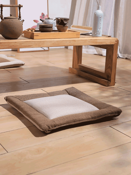 PAULOWNIA Kiyoshi Breathable Cotton Linen Pillow from PAULOWNIA