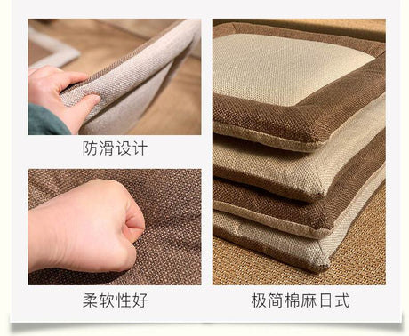 PAULOWNIA Kiyoshi Breathable Cotton Linen Pillow from PAULOWNIA