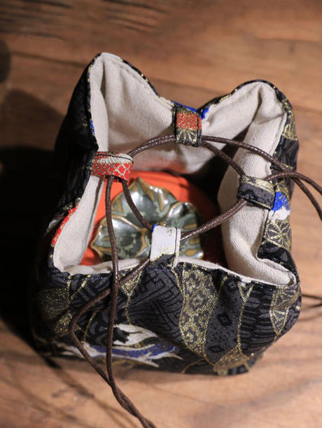 PAULOWNIA Kiyoshi Chic Handcrafted Storage Bag from PAULOWNIA