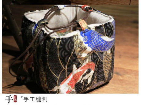 PAULOWNIA Kiyoshi Chic Handcrafted Storage Bag from PAULOWNIA
