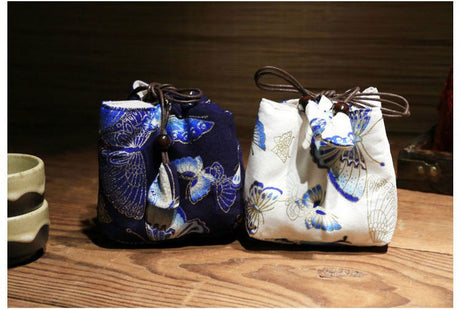 PAULOWNIA Kiyoshi Chic Handcrafted Storage Bag from PAULOWNIA