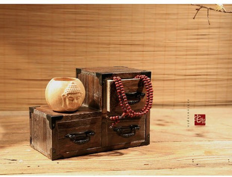 PAULOWNIA Lucinda Elegant Wooden Jewelry Storage Box from PAULOWNIA