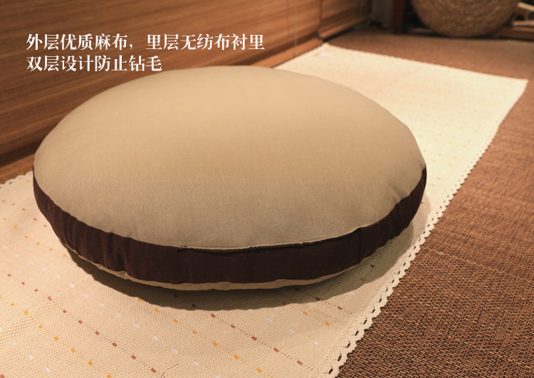 PAULOWNIA Marisol Cozy Cotton Linen Meditation Mat from PAULOWNIA