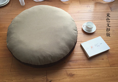 PAULOWNIA Marisol Cozy Cotton Linen Meditation Mat from PAULOWNIA