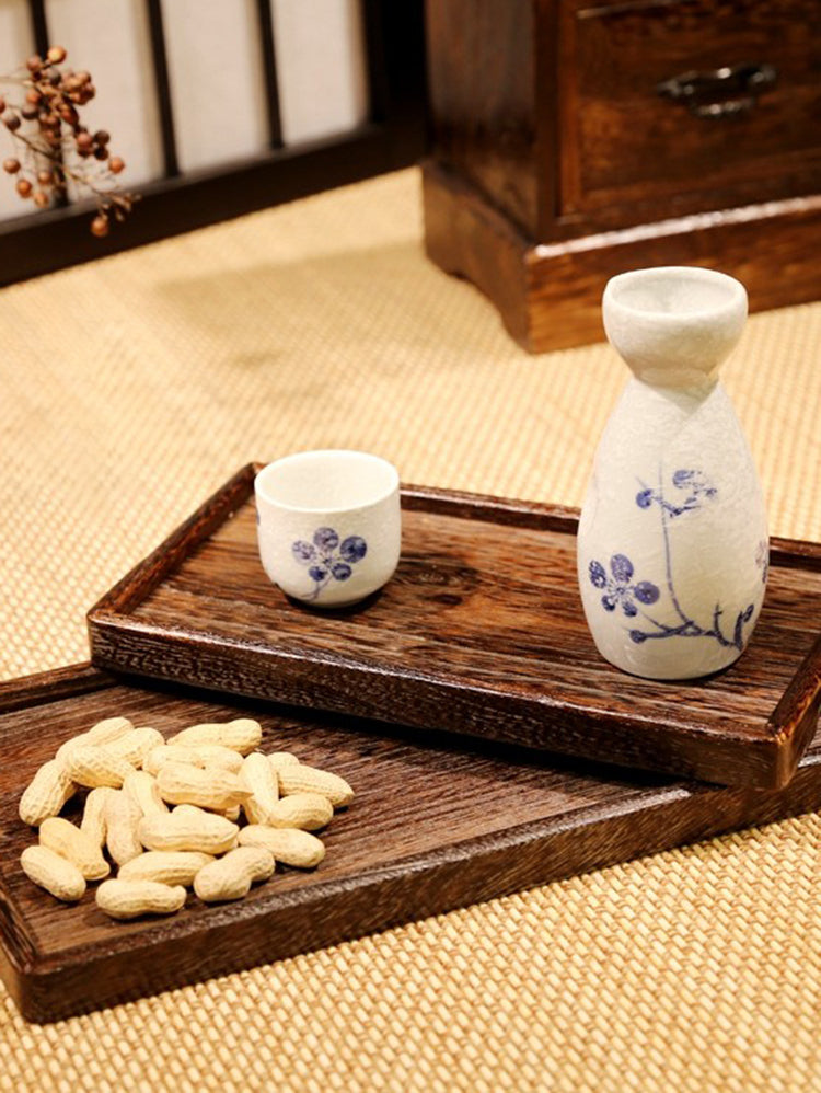 PAULOWNIA Masanori Rustic Handmade Tea Tray from PAULOWNIA