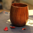 PAULOWNIA Santiago Elegant Rustic Coffee Cup & Wine Glass Set from PAULOWNIA