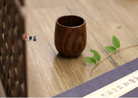 PAULOWNIA Santiago Elegant Rustic Coffee Cup & Wine Glass Set from PAULOWNIA