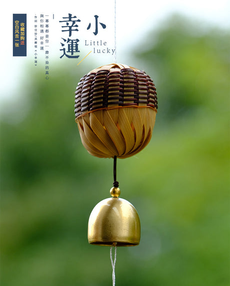 PAULOWNIA Santiago Uplifting Decorative Copper Wind Chime from PAULOWNIA