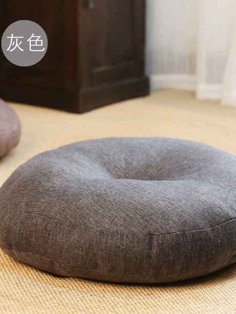PAULOWNIA Takamatsu Cozy Thick Circular Cushion Meditation Futon from PAULOWNIA