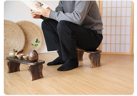 PAULOWNIA Thimbleton Organic Solid Wood Meditation Bench from PAULOWNIA