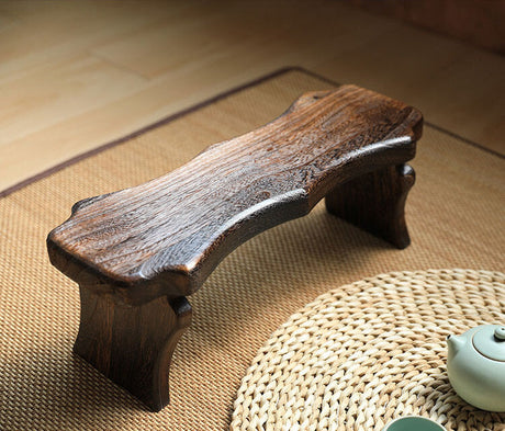 PAULOWNIA Thimbleton Organic Solid Wood Meditation Bench from PAULOWNIA