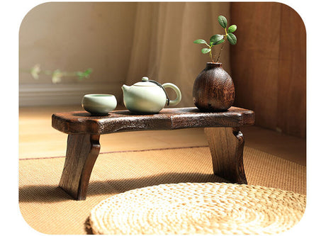 PAULOWNIA Thimbleton Organic Solid Wood Meditation Bench from PAULOWNIA