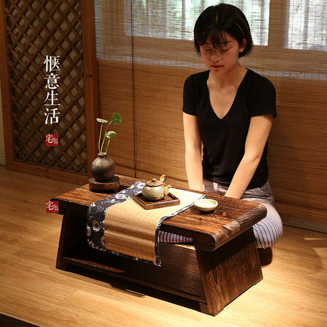 PAULOWNIA Yamato Stylish Foldable Solid Wood Table from PAULOWNIA