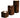 PAULOWNIA Yurek Rustic Handcrafted Wooden Candle Holder from PAULOWNIA