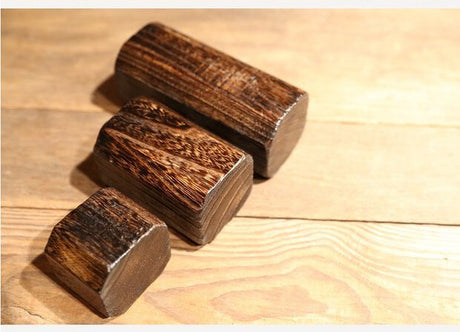 PAULOWNIA Yurek Rustic Handcrafted Wooden Candle Holder from PAULOWNIA