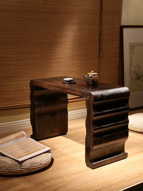 PAULOWNIA Zhaoyang Elegant Resonance Zen Table Stool from PAULOWNIA