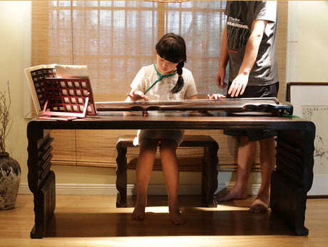 PAULOWNIA Zhaoyang Elegant Resonance Zen Table Stool from PAULOWNIA