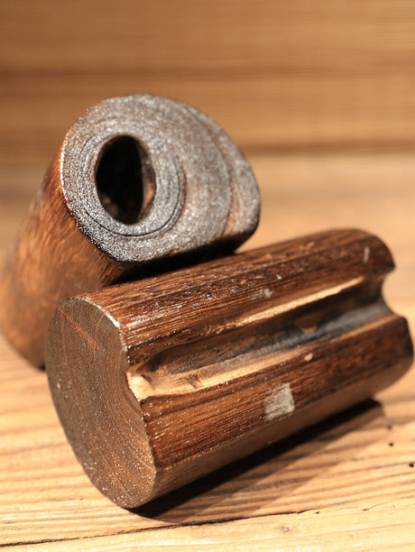 PAULOWNIA Zorion Elegant Rustic Candlestick Holder from PAULOWNIA
