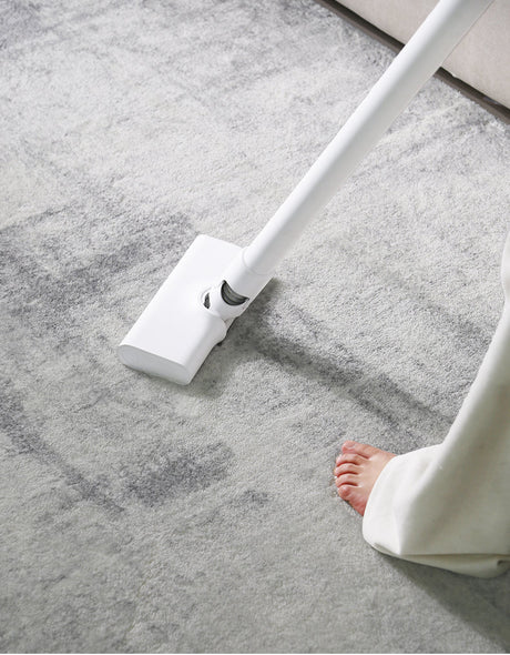 PIXEL Marazion Plush Luxe Grey Area Carpet from PIXEL