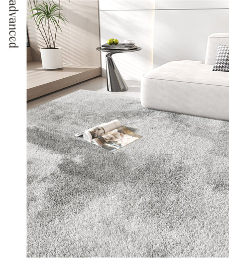 PIXEL Marazion Plush Luxe Grey Area Carpet from PIXEL