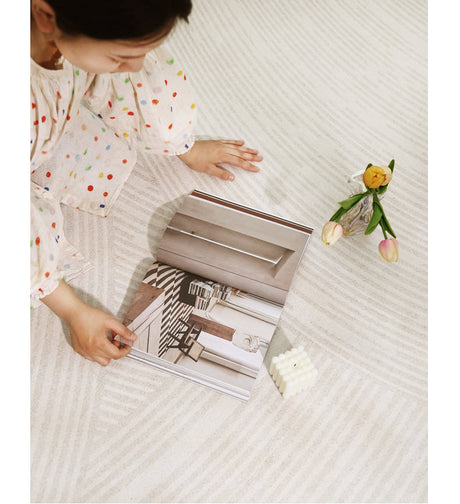 PIXEL Vasya Soft Cream Waterproof Area Carpet from PIXEL