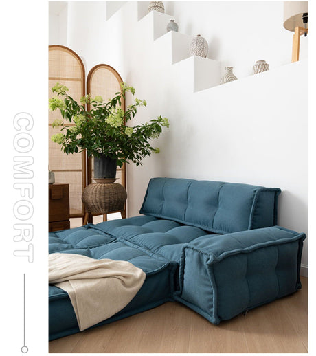 PULI Akihiro Premium Leather Cushioned Futon from PULI