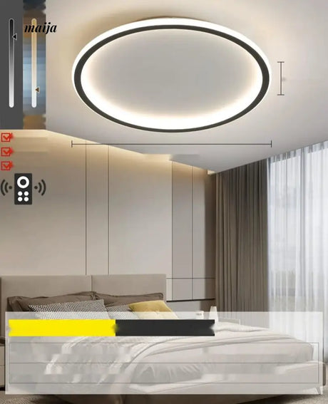 GVG LED Ultra Thin Ring Ceiling Light from GVG