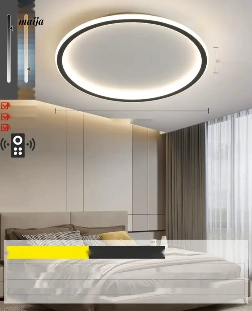 GVG LED Ultra Thin Ring Ceiling Light from GVG