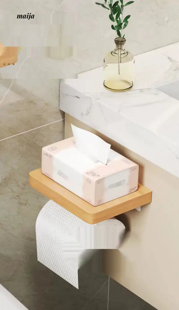 NHSJ Wall-Mounted Bathroom Tissue Box from NHSJ