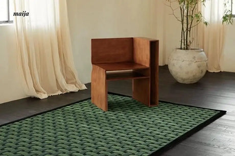 UNDERLAND Qingdu Green Rectangular Rug from UNDERLAND
