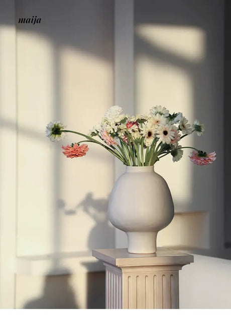 Amelie French Cream Style Handmade Ceramic Vase from maija