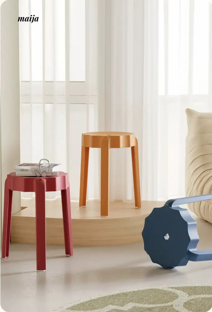 Nolan Stackable Low Stool from maija