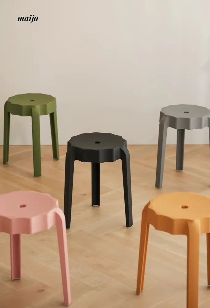 Nolan Stackable Low Stool from maija