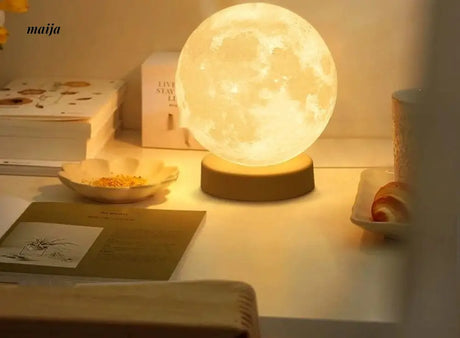GVG Atmospheric Moon Night Light Table Lamp from GVG