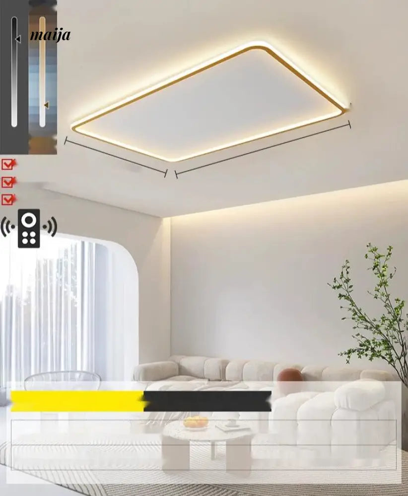 GVG LED Ultra Thin Ring Ceiling Light from GVG