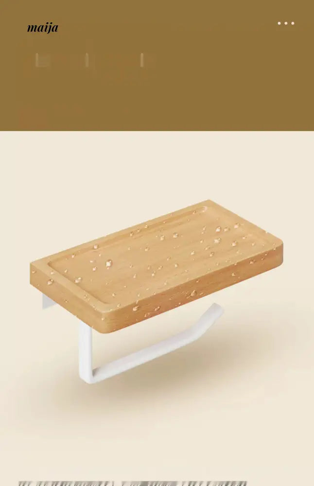 NHSJ Wall-Mounted Bathroom Tissue Box from NHSJ