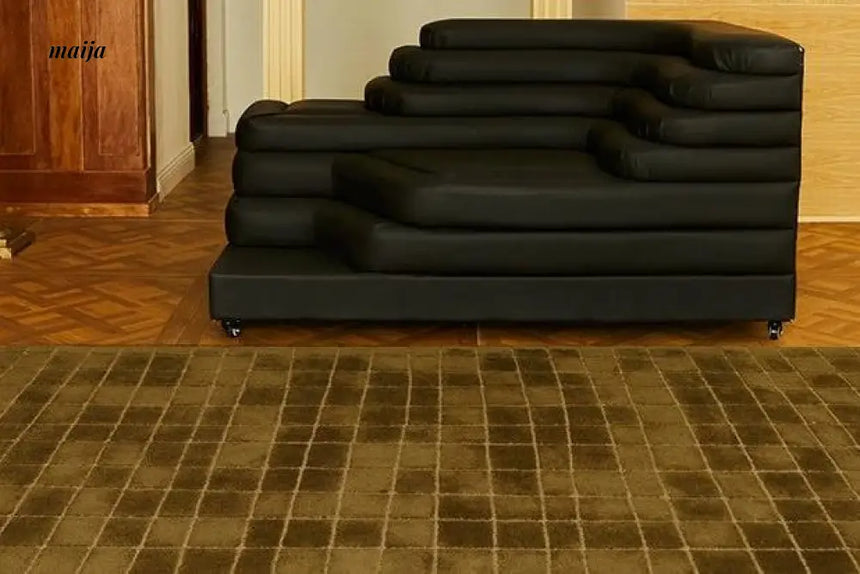 UNDERLAND Brick Domino Rectangular Rug from UNDERLAND