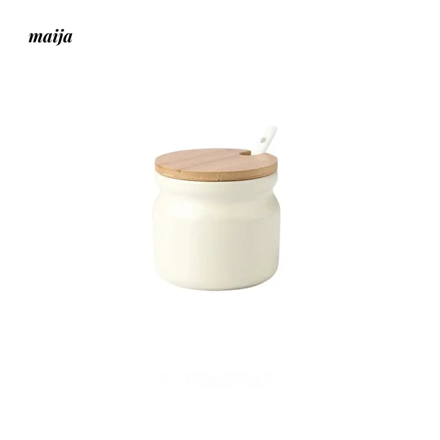 Pastel Ceramic Kitchen Oil and Seasoning Jar from maija