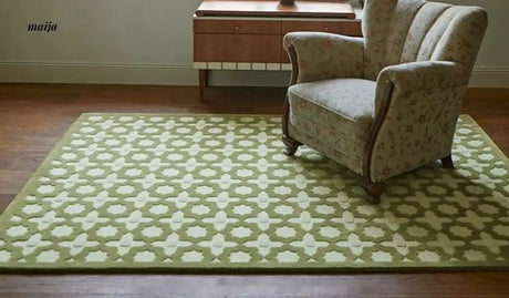 UNDERLAND Green Manor d'Este Handmade Rug from UNDERLAND