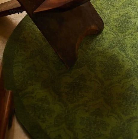 UNDERLAND Green Baroque Rug from UNDERLAND