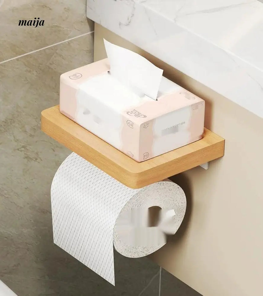 NHSJ Wall-Mounted Bathroom Tissue Box from NHSJ