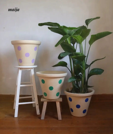 KERRY Handmade Polka Dot Planter from maija