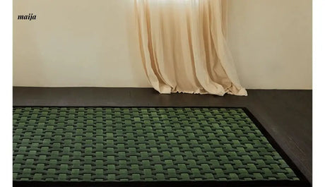 UNDERLAND Qingdu Green Rectangular Rug from UNDERLAND